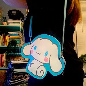 Cinnamoroll slim purse with adjustable strap for concerts raves or everyday use